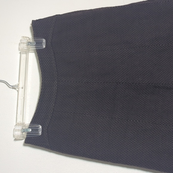 Ann Taylor Womens Skirt Italian Virgin Wool Tweed A Line Dark Charcoal Size‎ 8 - Picture 2 of 10